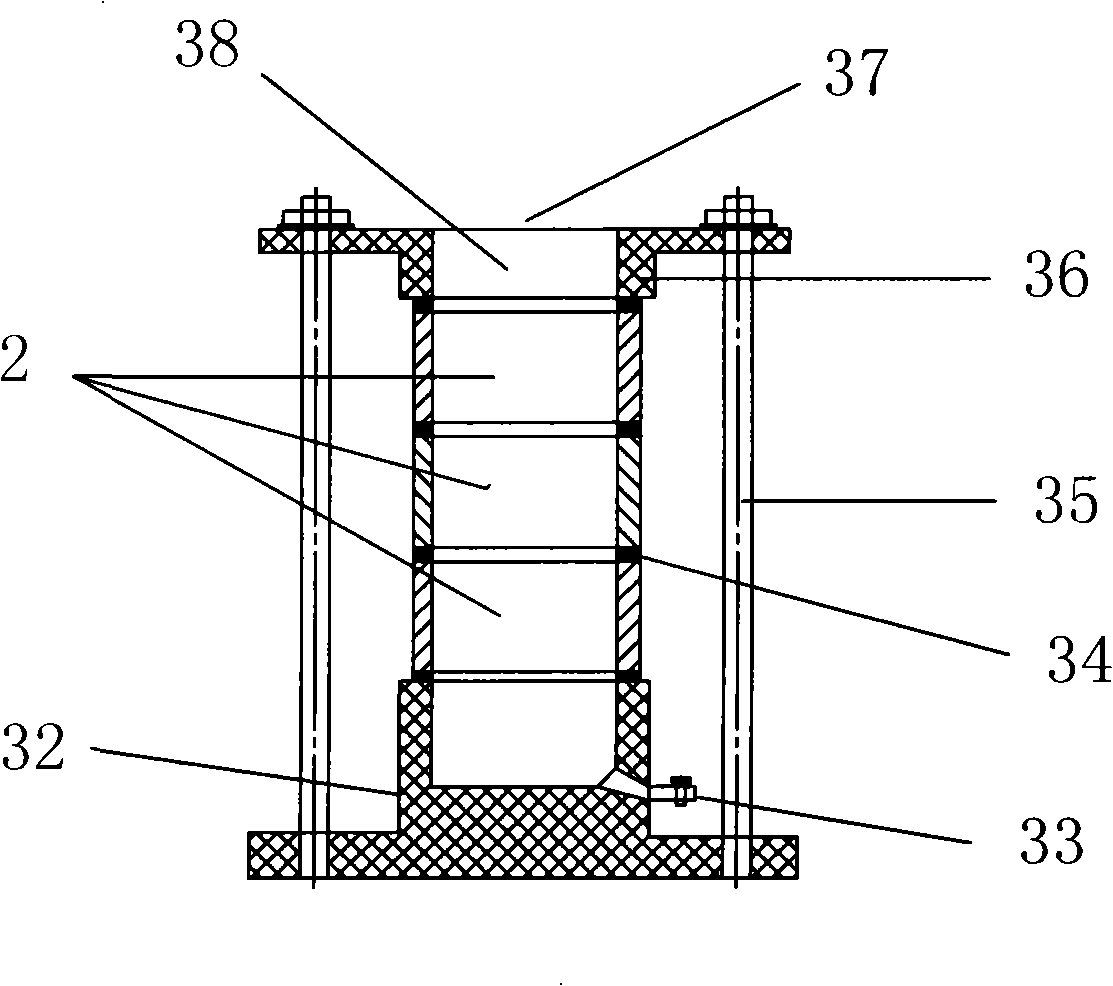 Device and method for inner bore type component brush plating