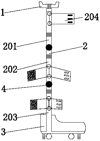 Auxiliary walking device for user with ankle injury