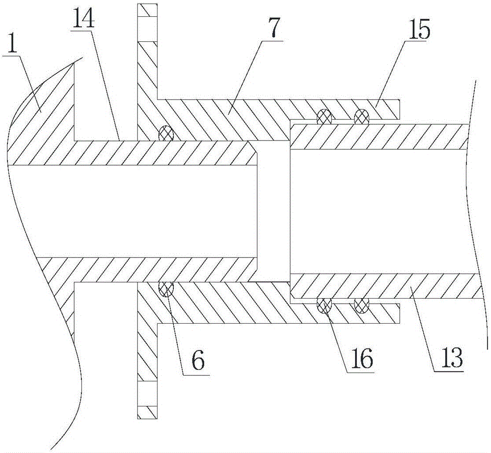 Dry friction rotary seal device for numerical control punching machine