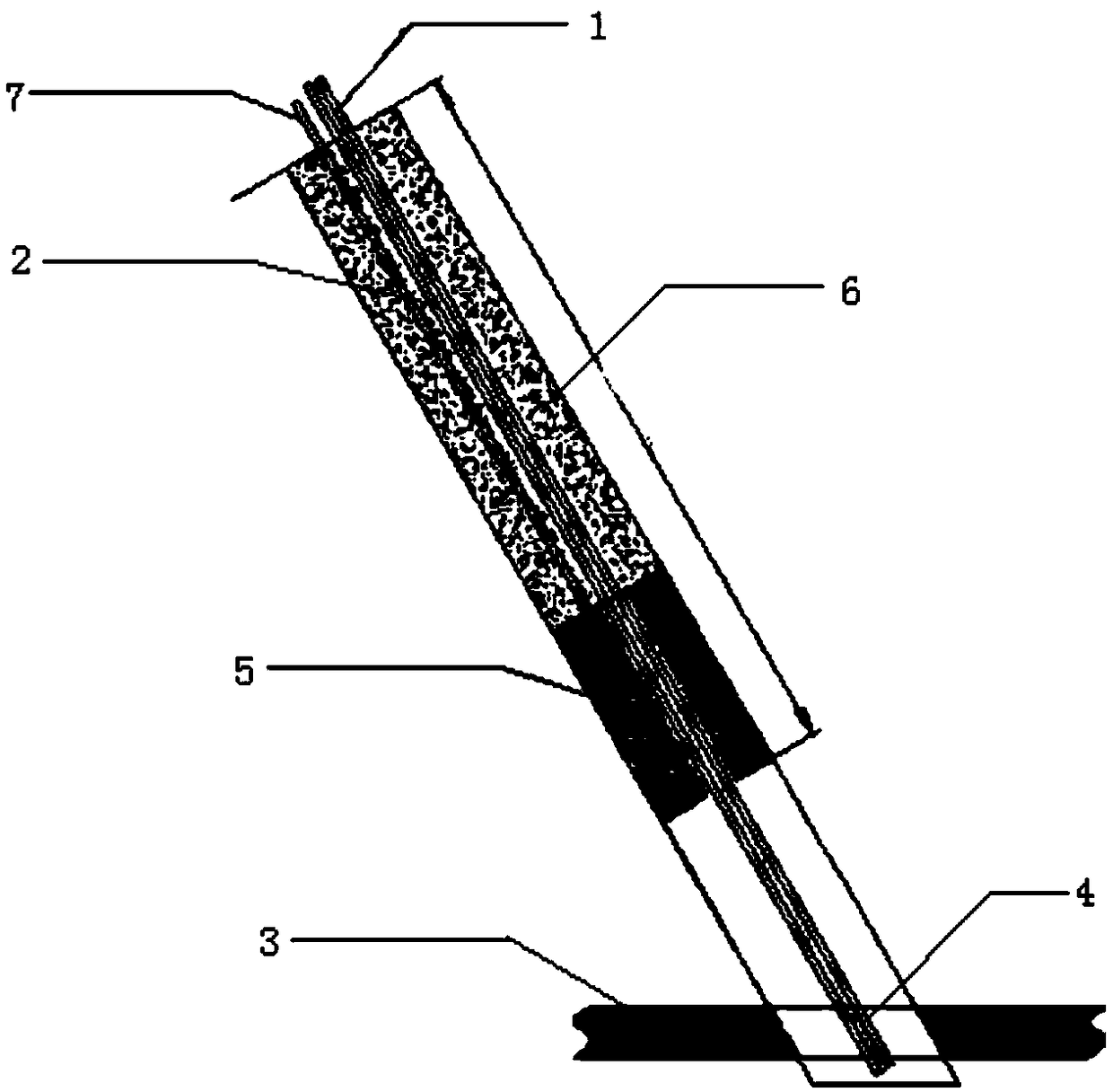 Gas extraction downward hole sealing device and hole sealing method adopting same