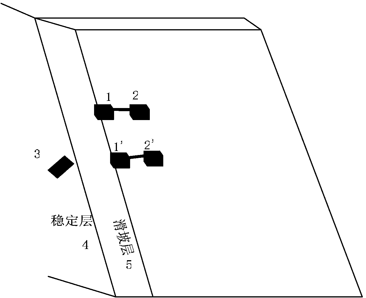 Magnetic positioning based online monitoring method of achieving of landslide deep layer displacement measurement