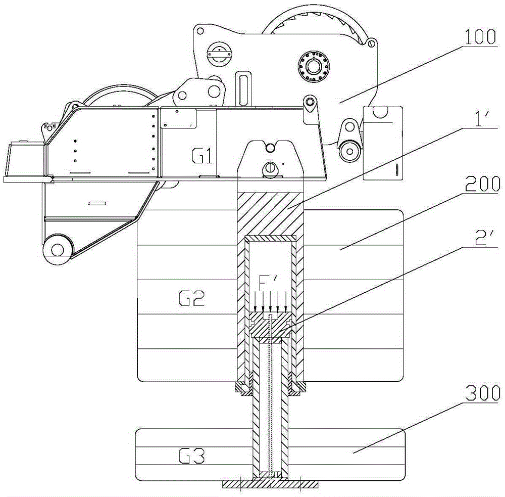 A crane and its counterweight mechanism