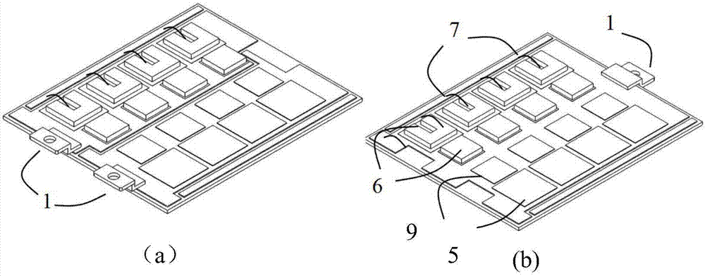 Method for double-side interconnection silicon-based IGBT module employing low-temperature sintered nano-silver