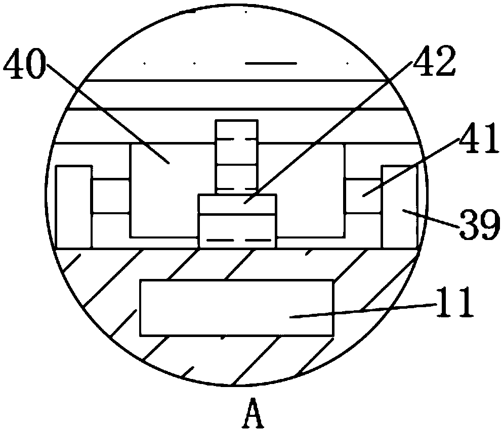 Teaching display device convenient to move