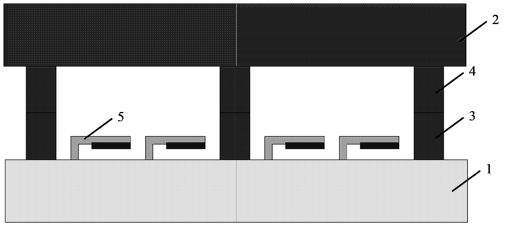 Method and structure for encapsulating transparent substrate detector chip