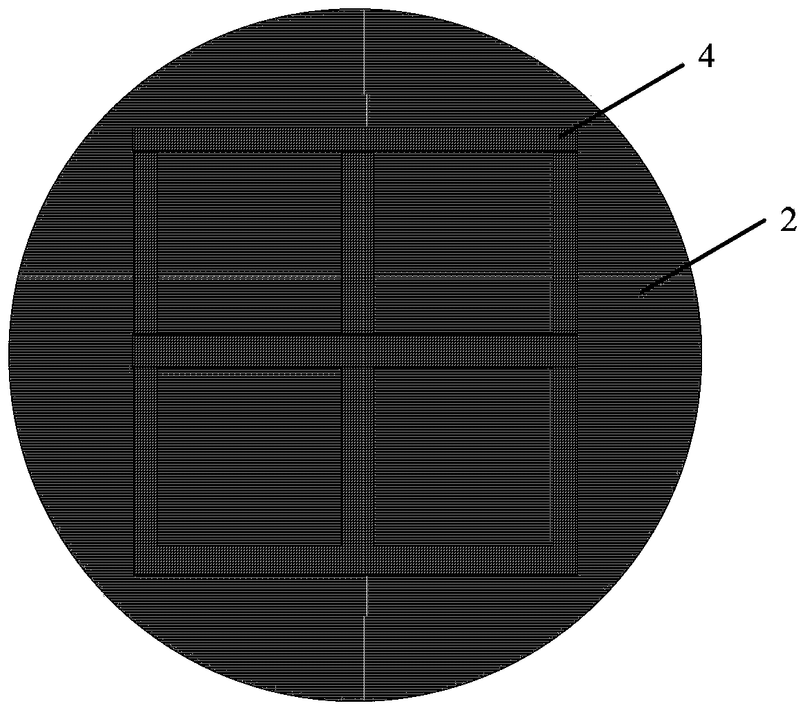 Method and structure for encapsulating transparent substrate detector chip