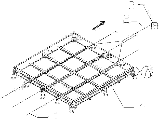 Subsequent docking process of jack-up platform spud shoes