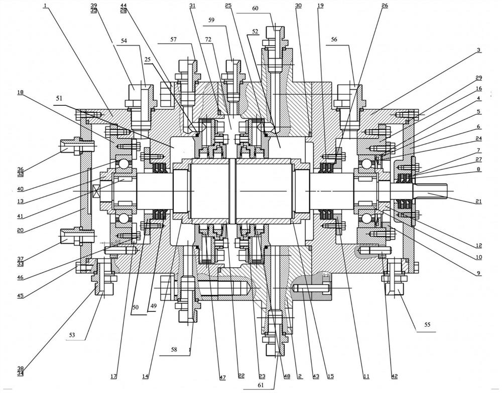 A low-temperature high-speed floating ring sealing test device for rocket engines