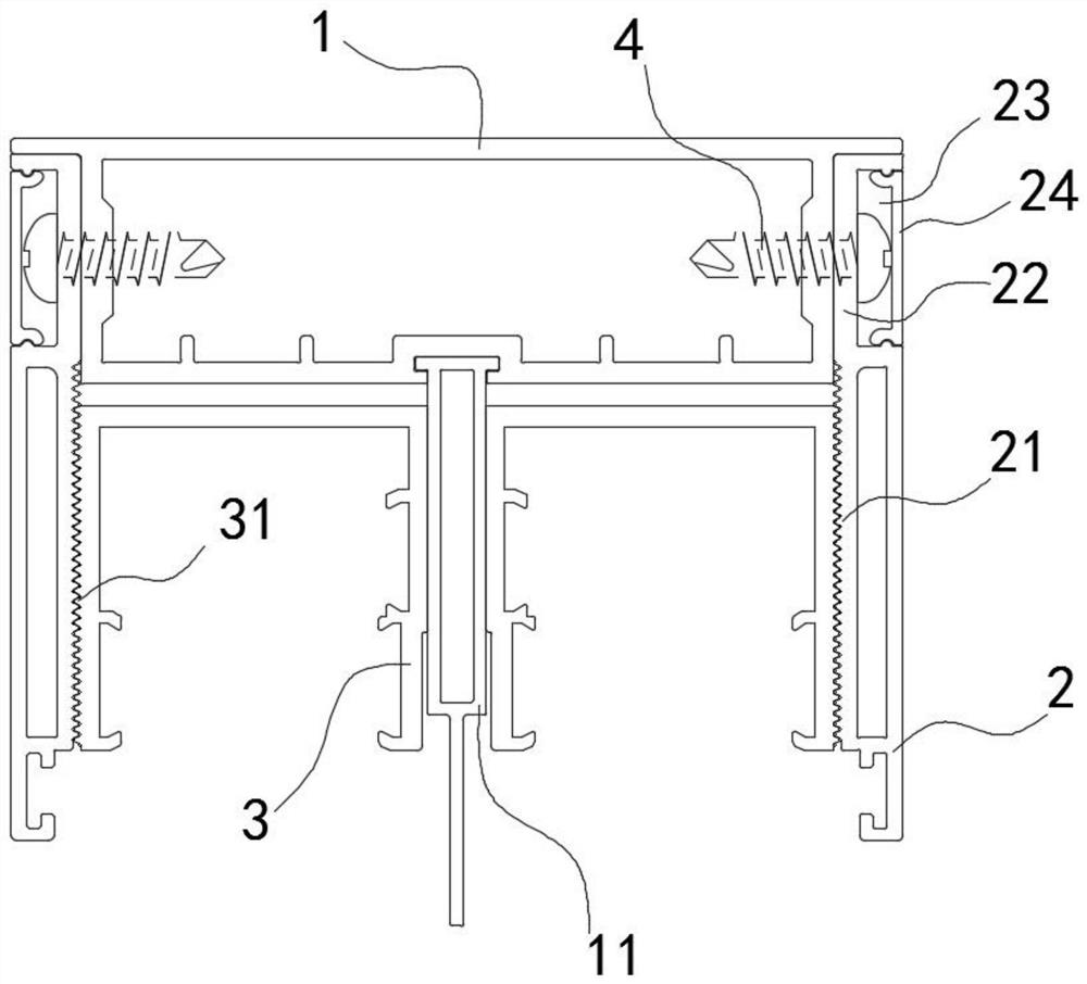 Door and window frame installation structure