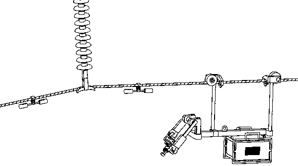 Operation device and method for replacing transmission line vibration protection hammer