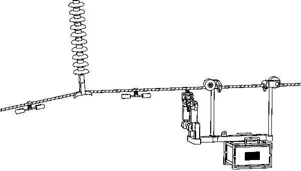 Operation device and method for replacing transmission line vibration protection hammer