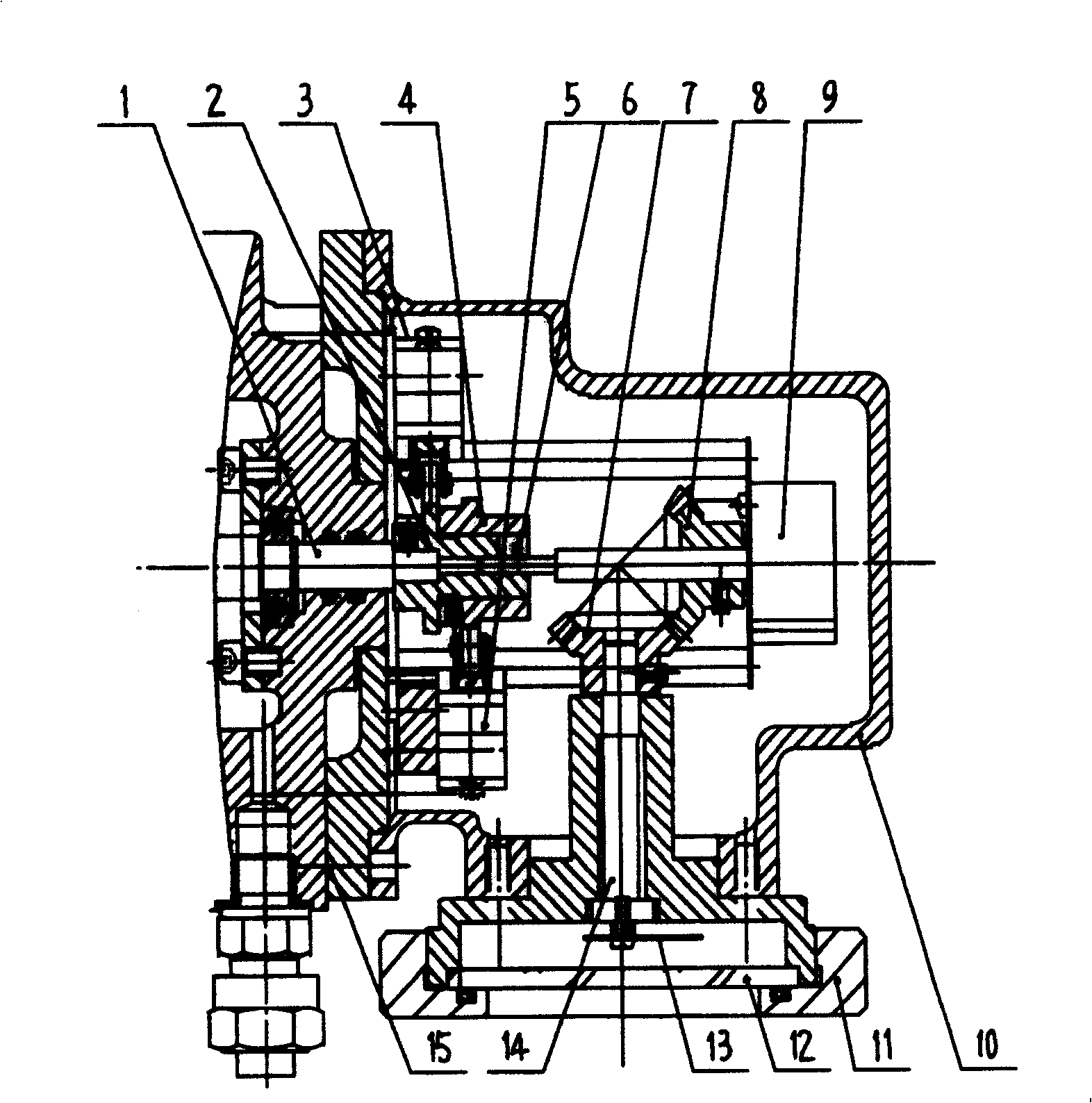 Energy indicator used in screw bolt refrigerant compressor