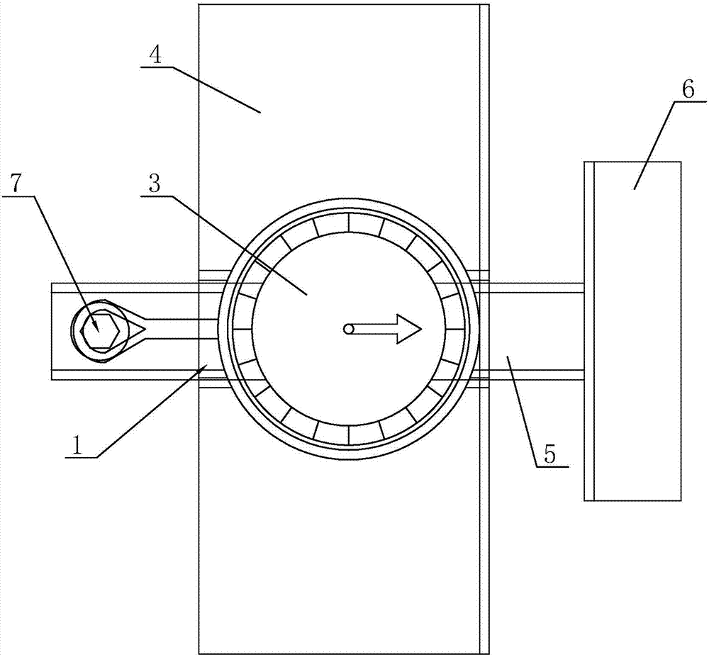 A comb-tooth plate force detection device for an escalator