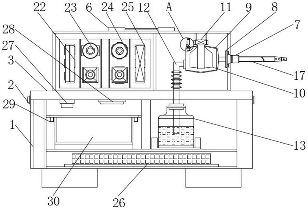 Pressure measuring device for stomach pressure measuring method examination of diabetic gastroparesis patient