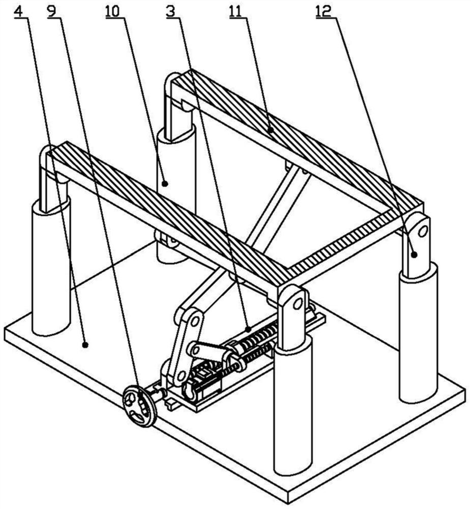 Head fixing device for neurosurgery