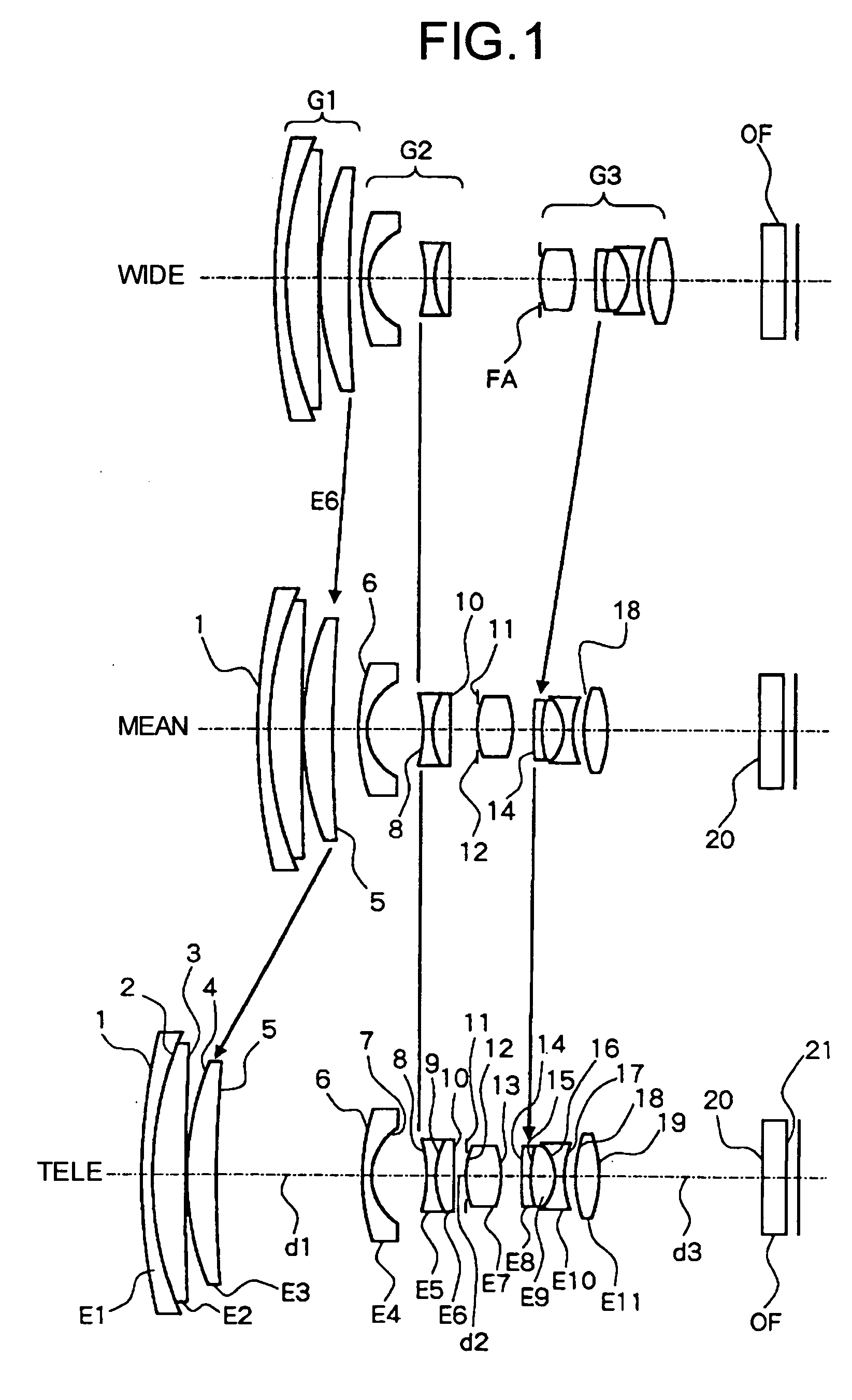 Zoom lens, camera, and mobile information terminal