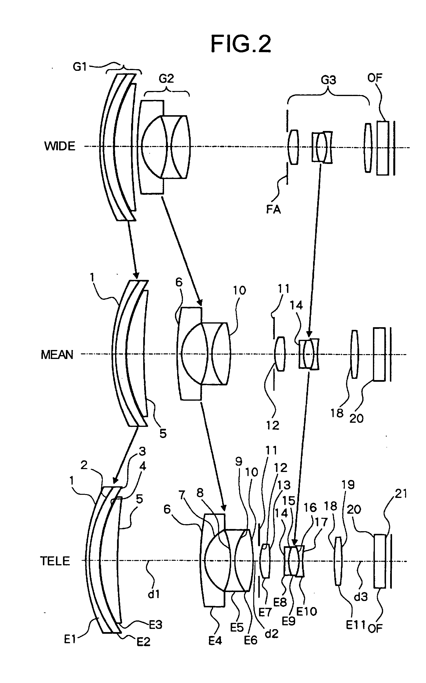 Zoom lens, camera, and mobile information terminal