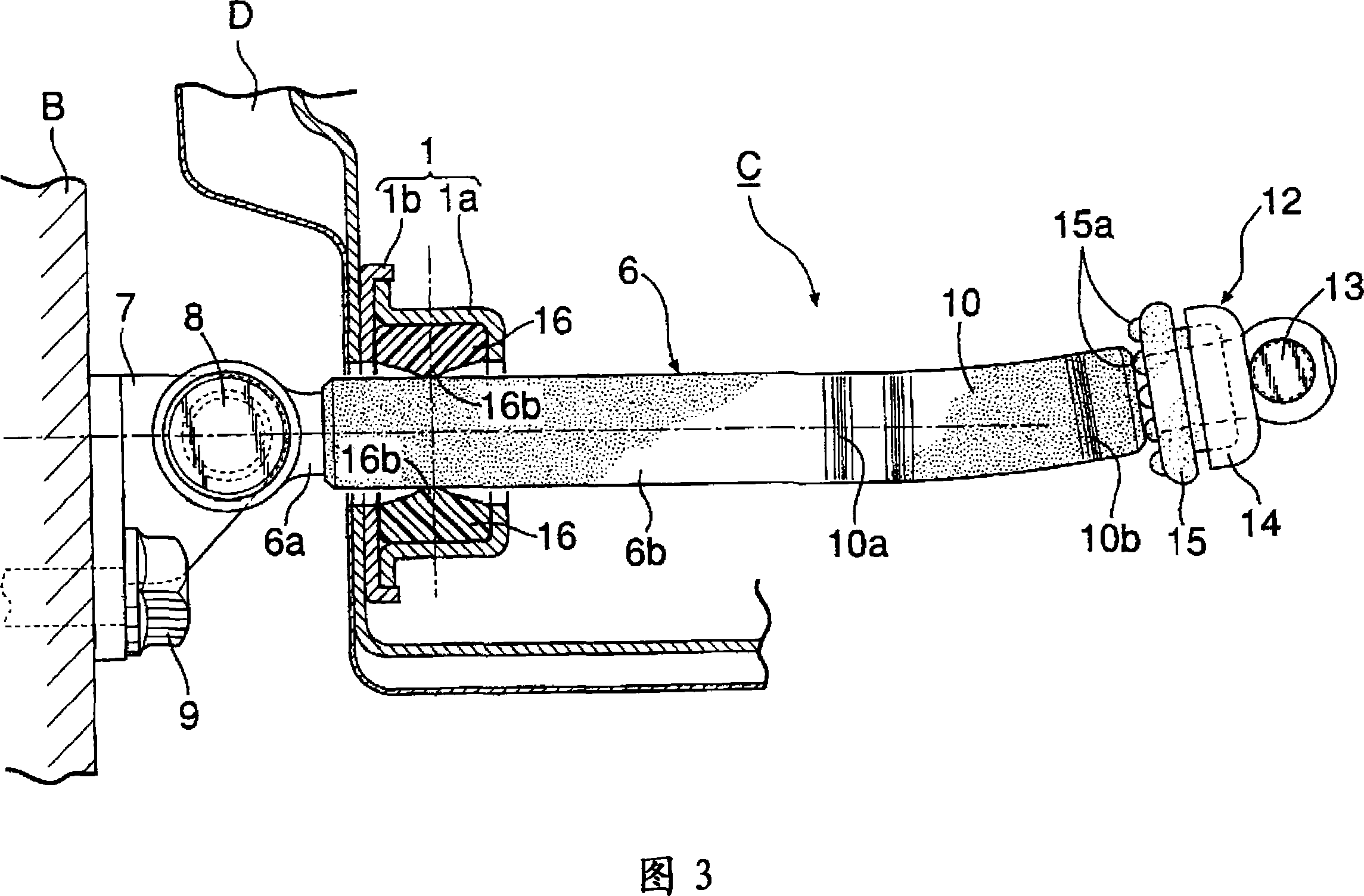 Door checker for automobile