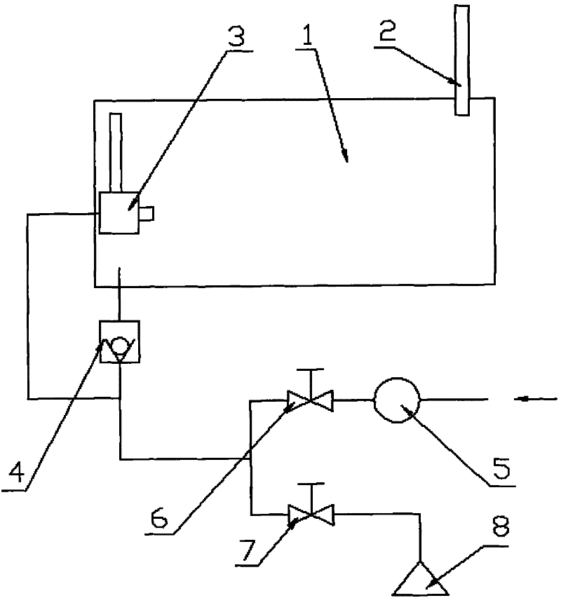 Solar water inlet/outlet system