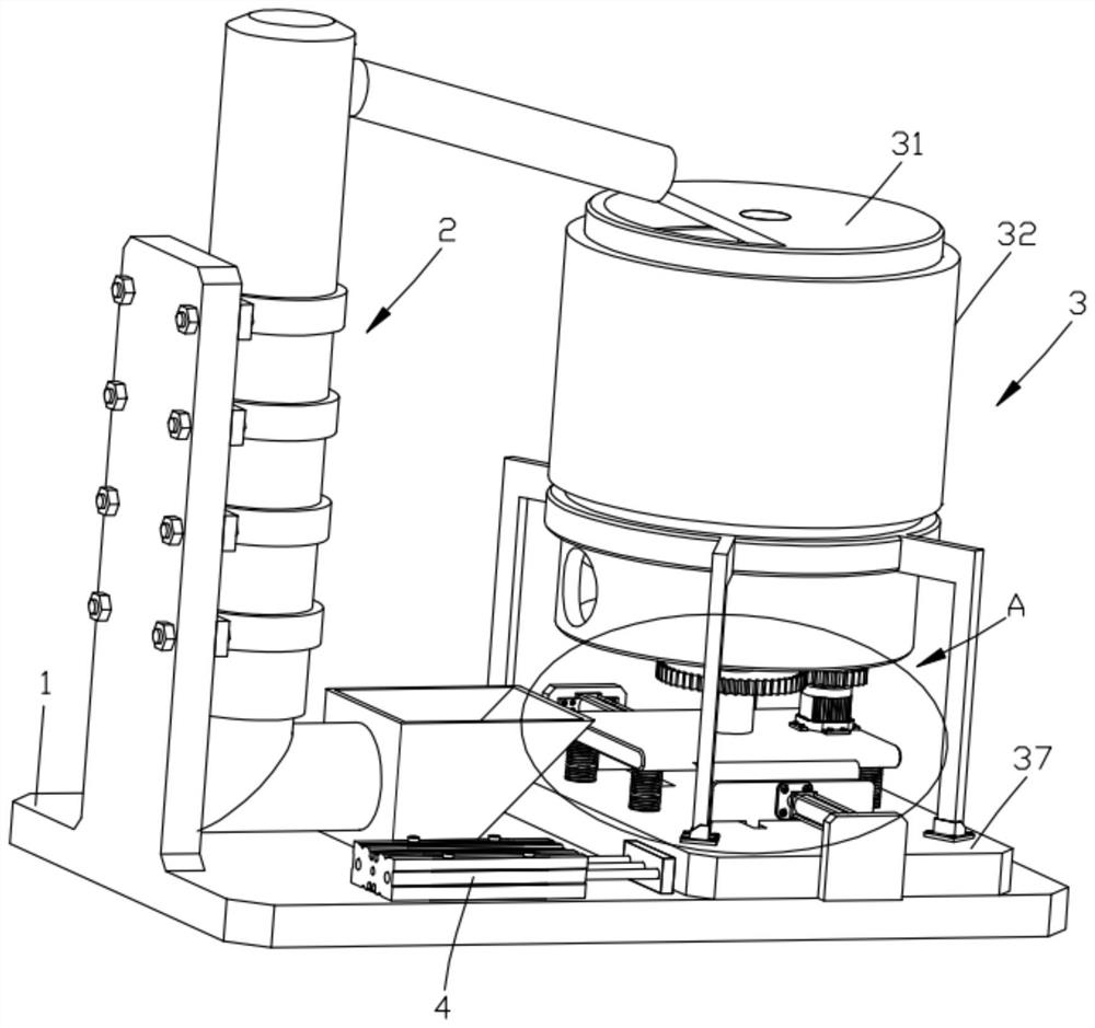 A circulating drying device for tea