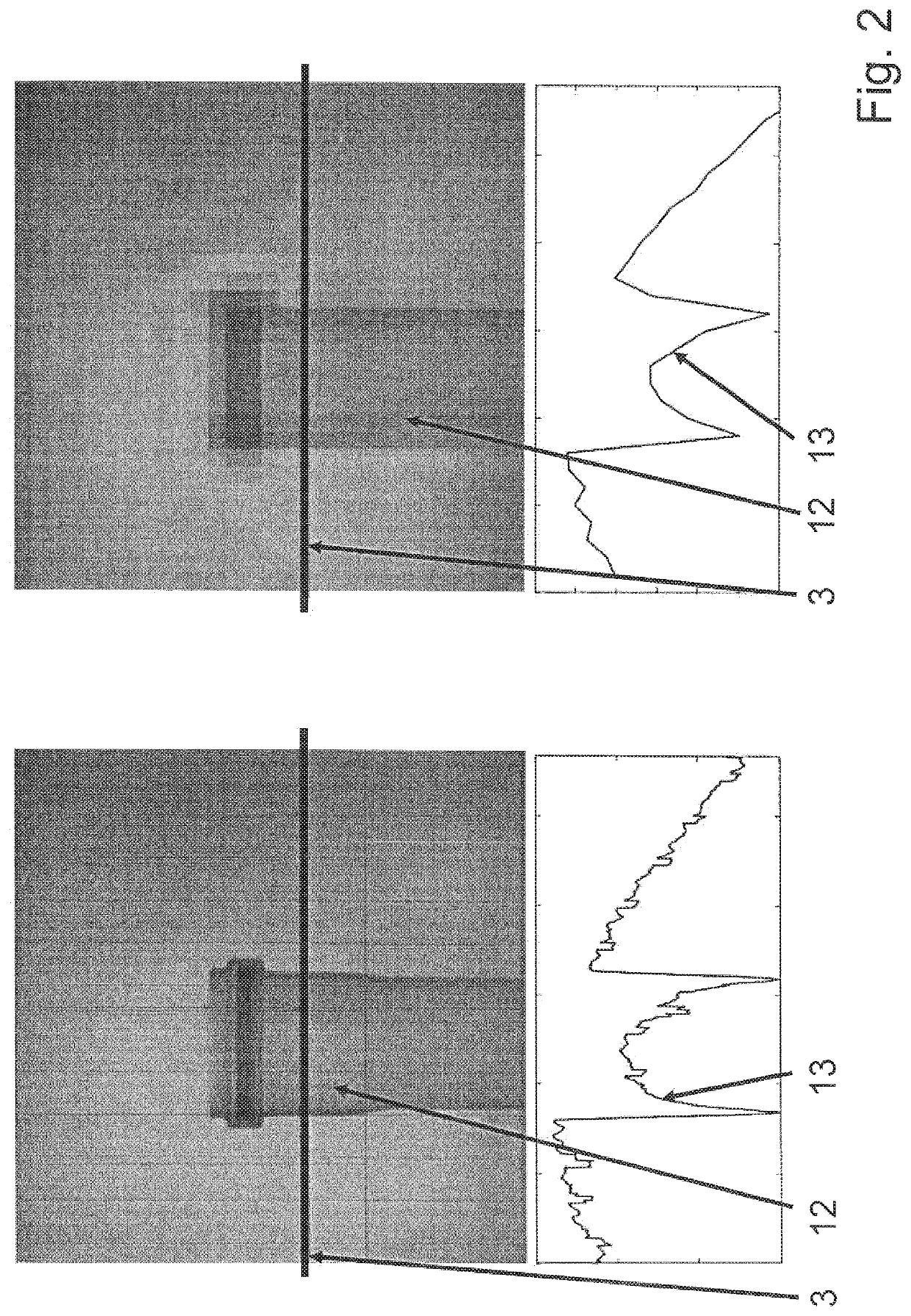 Detector strip for x-ray film