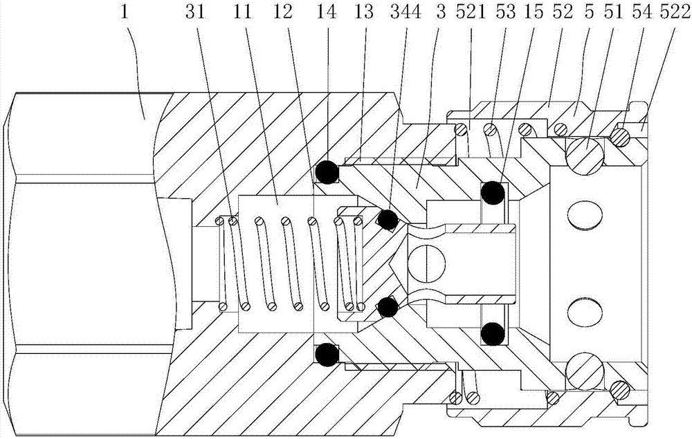 High-pressure pipeline rapid connector