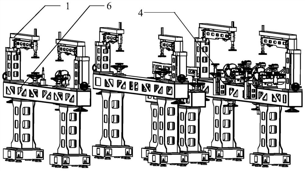 Aircraft outer wing positioning and clamping device