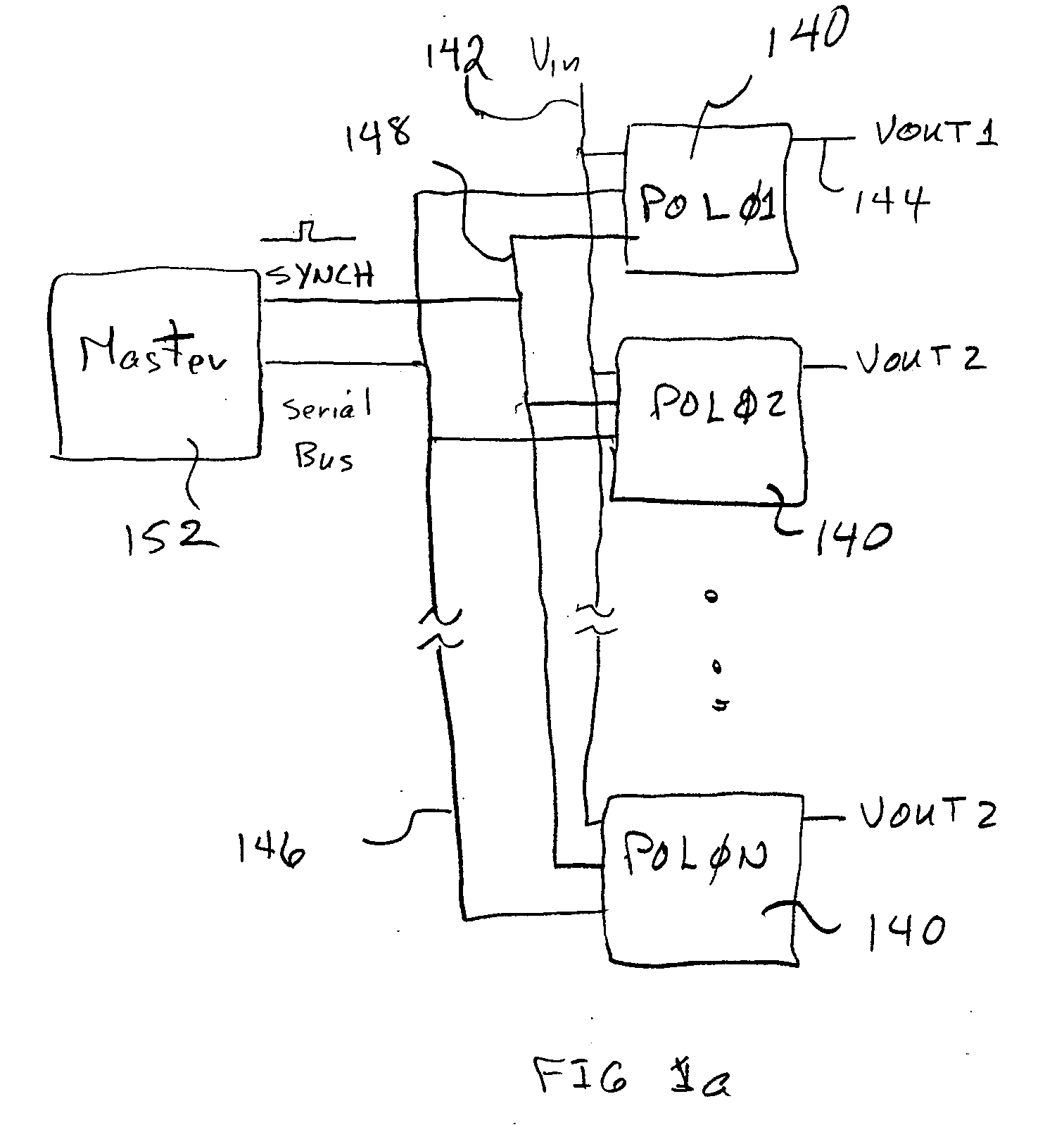 Digital DC/DC converter with SYNC control