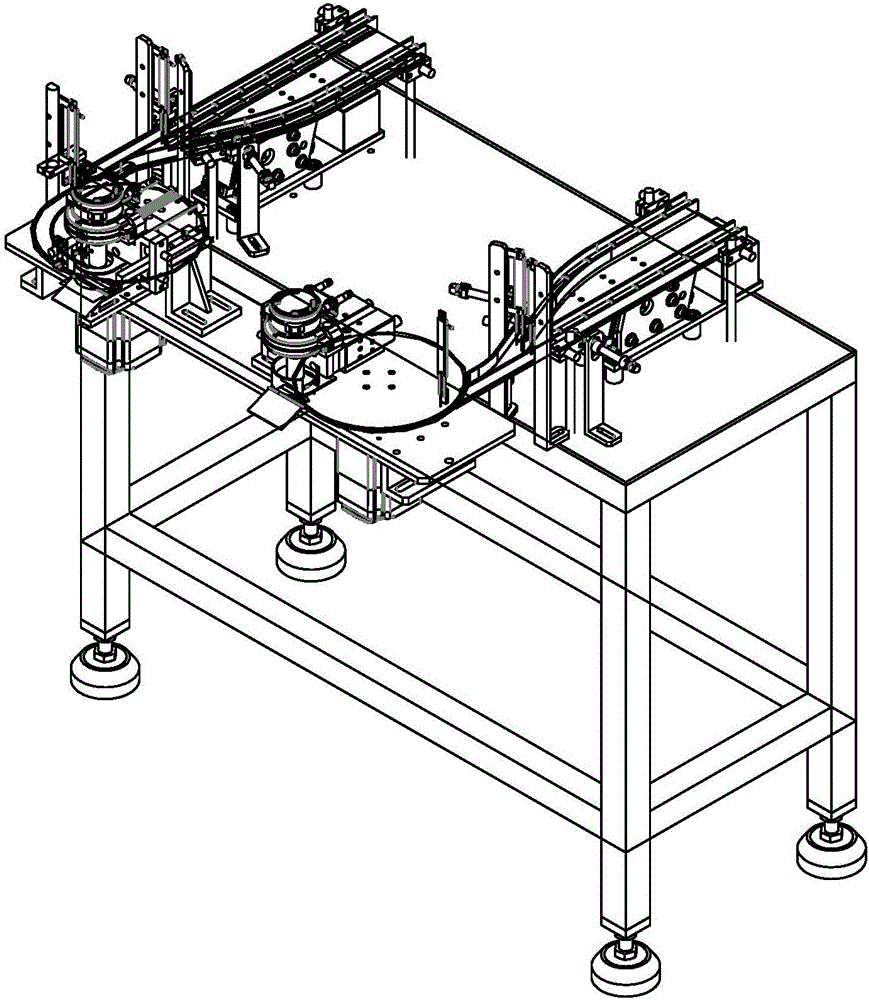 Automatic feeding device for industrial production line and control method