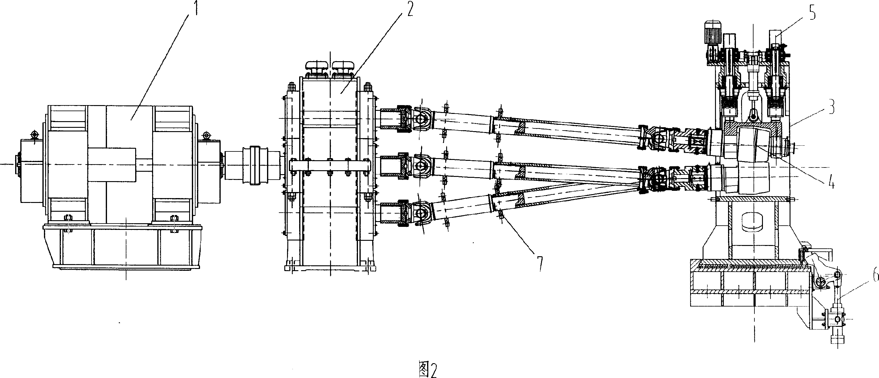 Three-roller pipe rolling apparatus