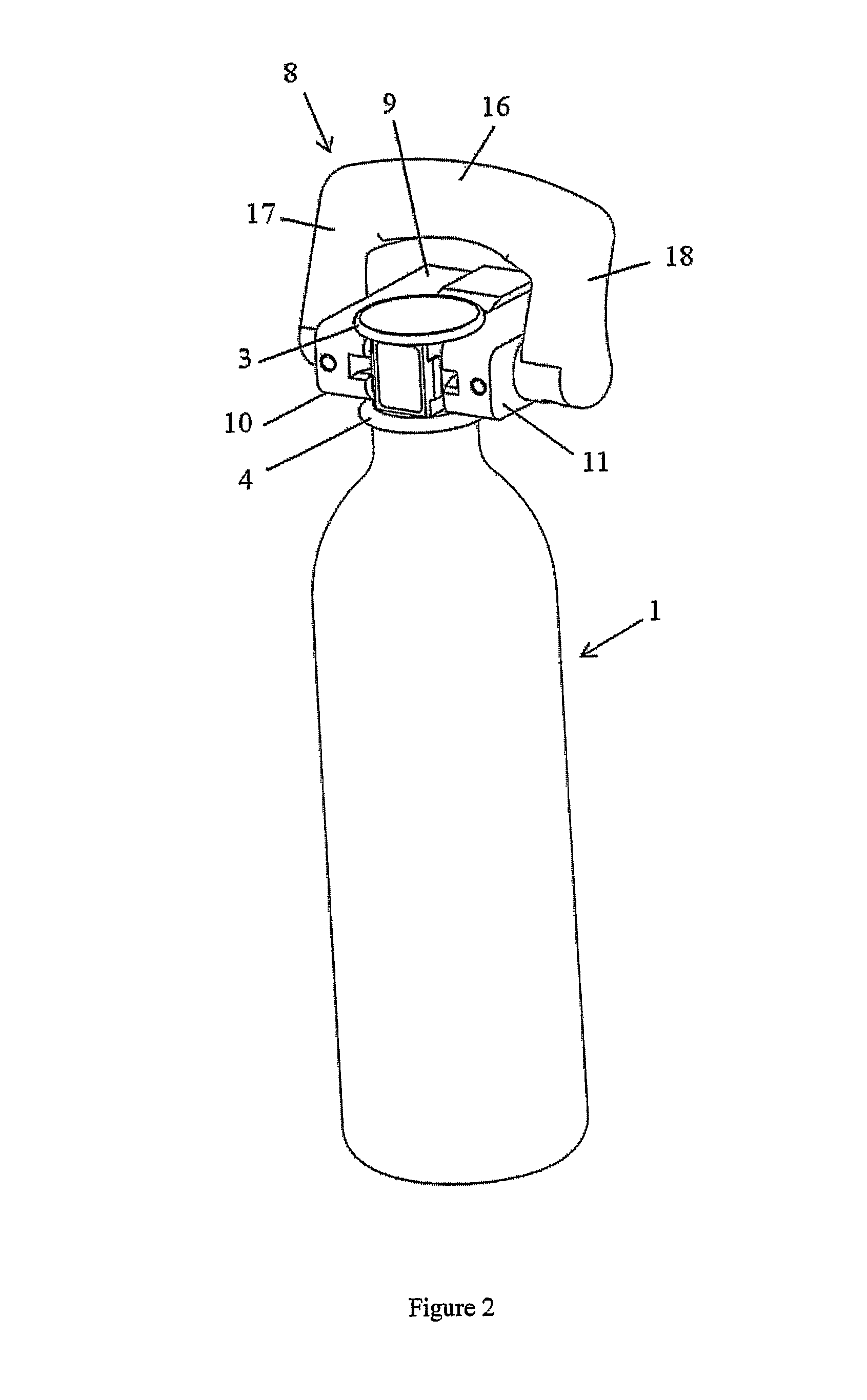 Tamper-resistant valve and connection arrangement