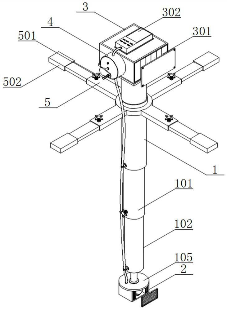 Pipeline internal information detection device for pipeline maintenance