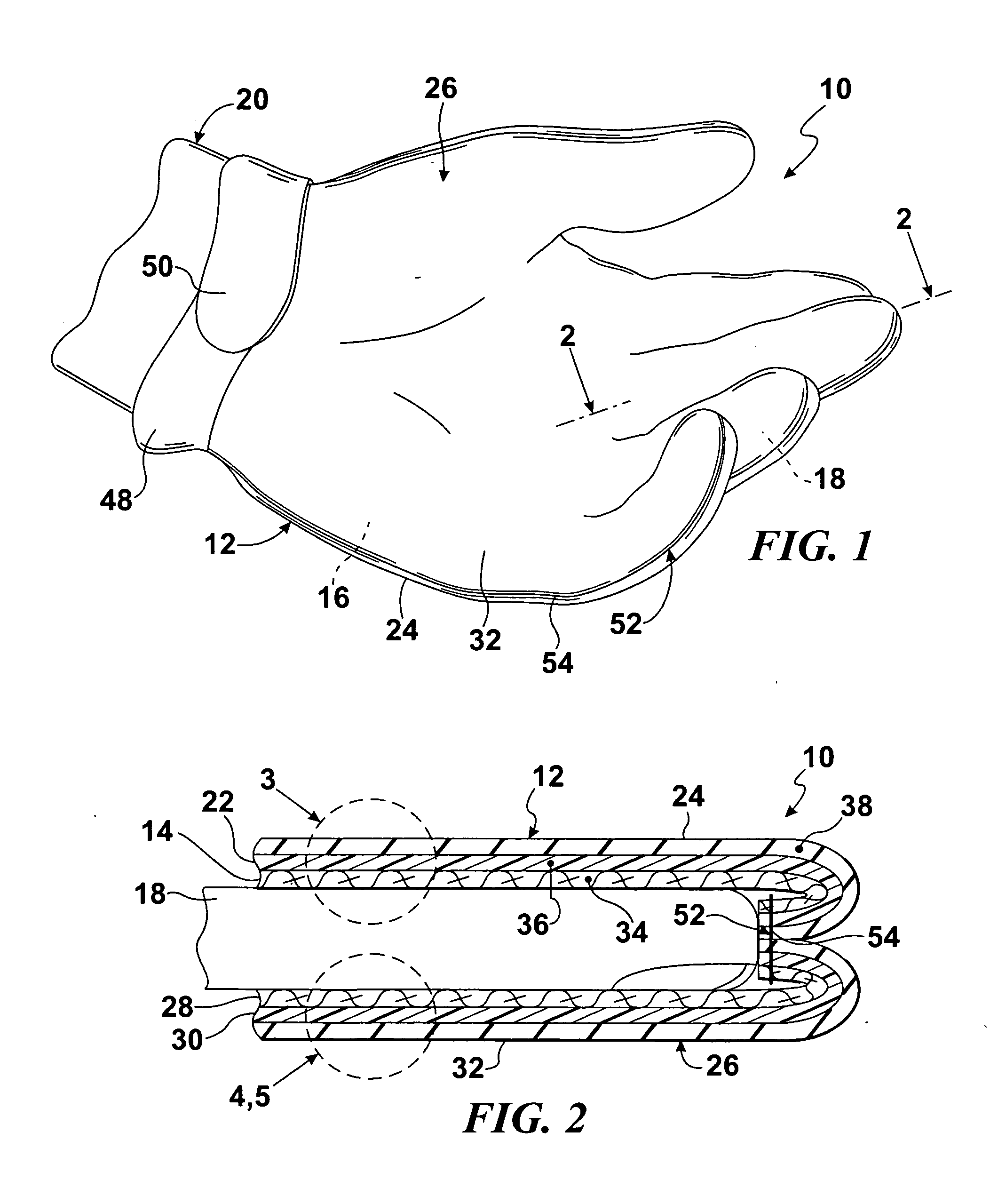 Thermal athletic glove