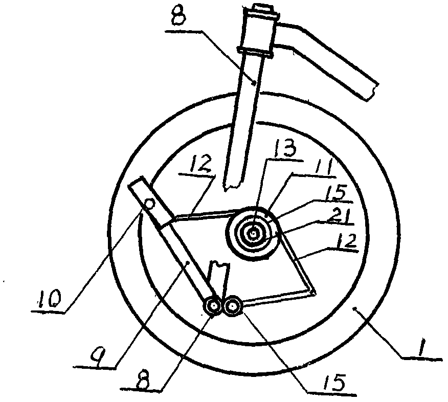 Novel touring bicycle