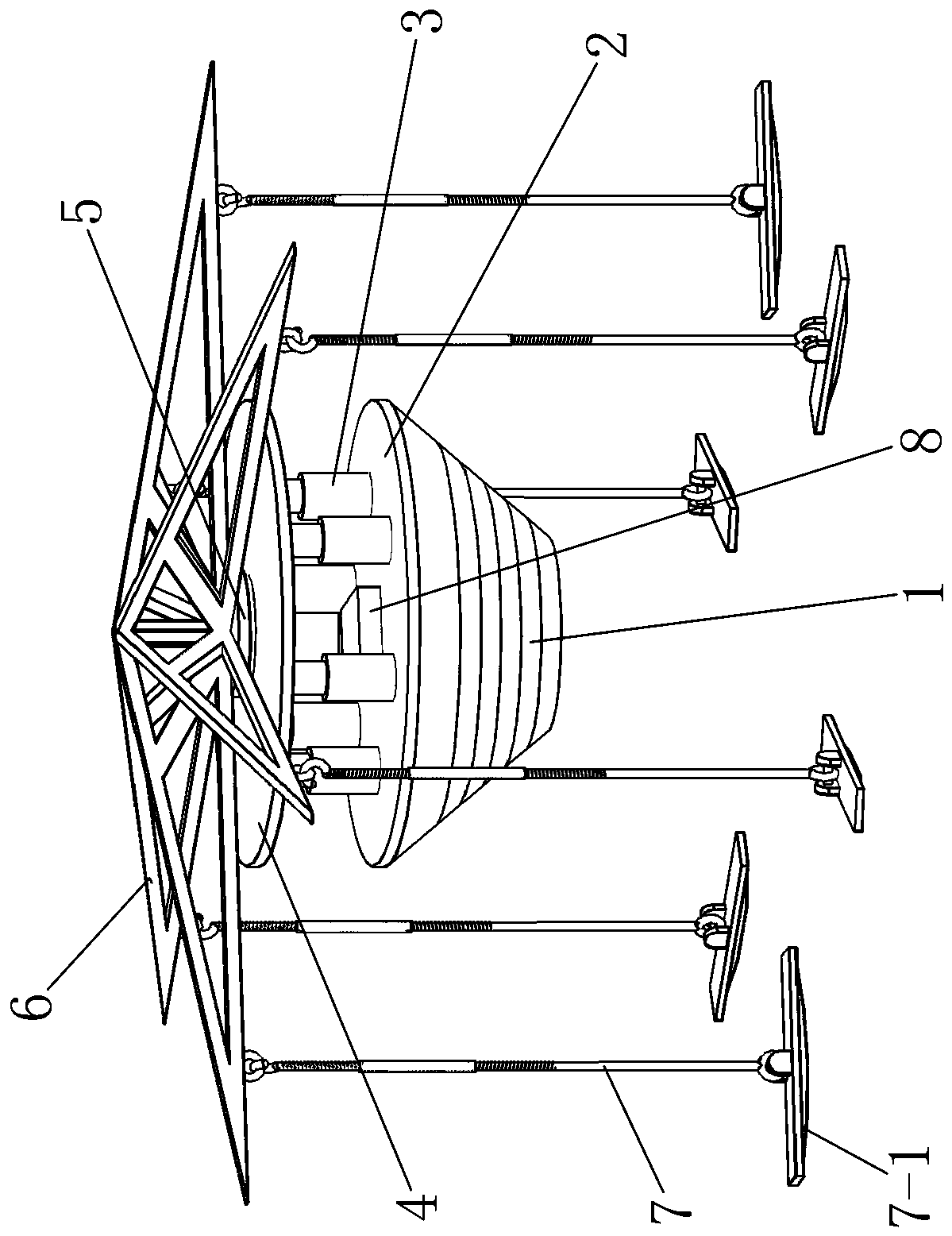 Method and device for testing ice bearing capacity