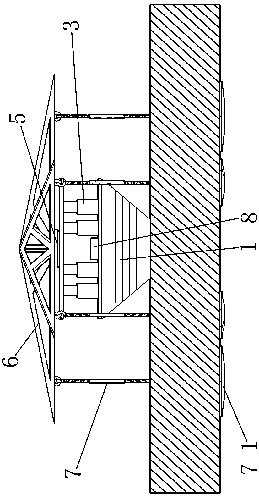 Method and device for testing ice bearing capacity