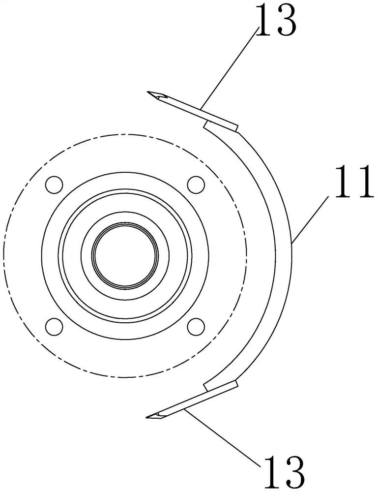 Automatic roll changing cutter structure of coating machine