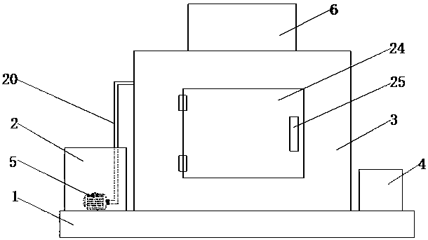 Cleaning device for leather processing