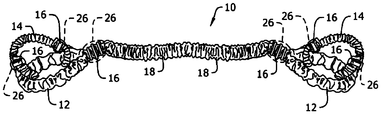 elastic training device