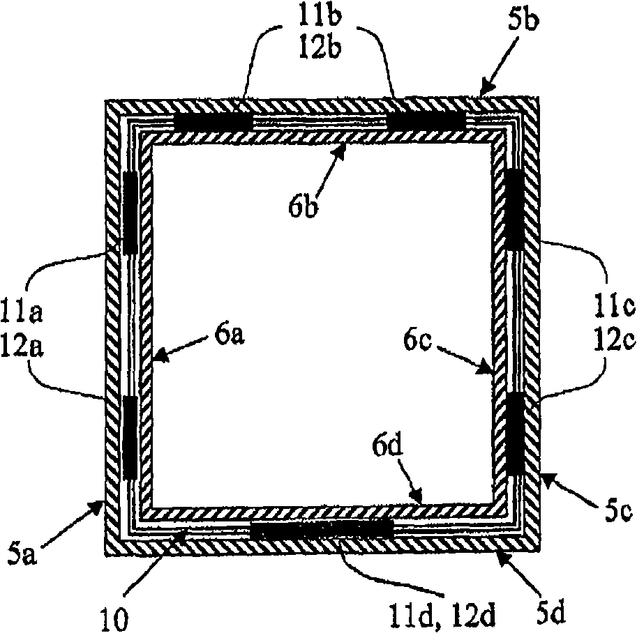 A bearing in connection with a boom