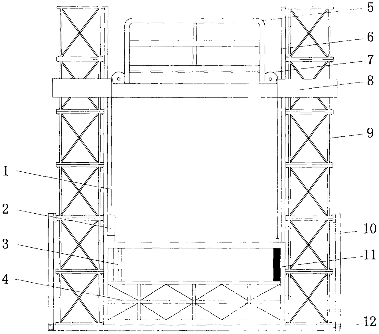 Material lifter for construction