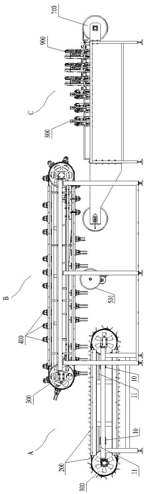 Tuber mustard peeling equipment and tuber mustard peeling method