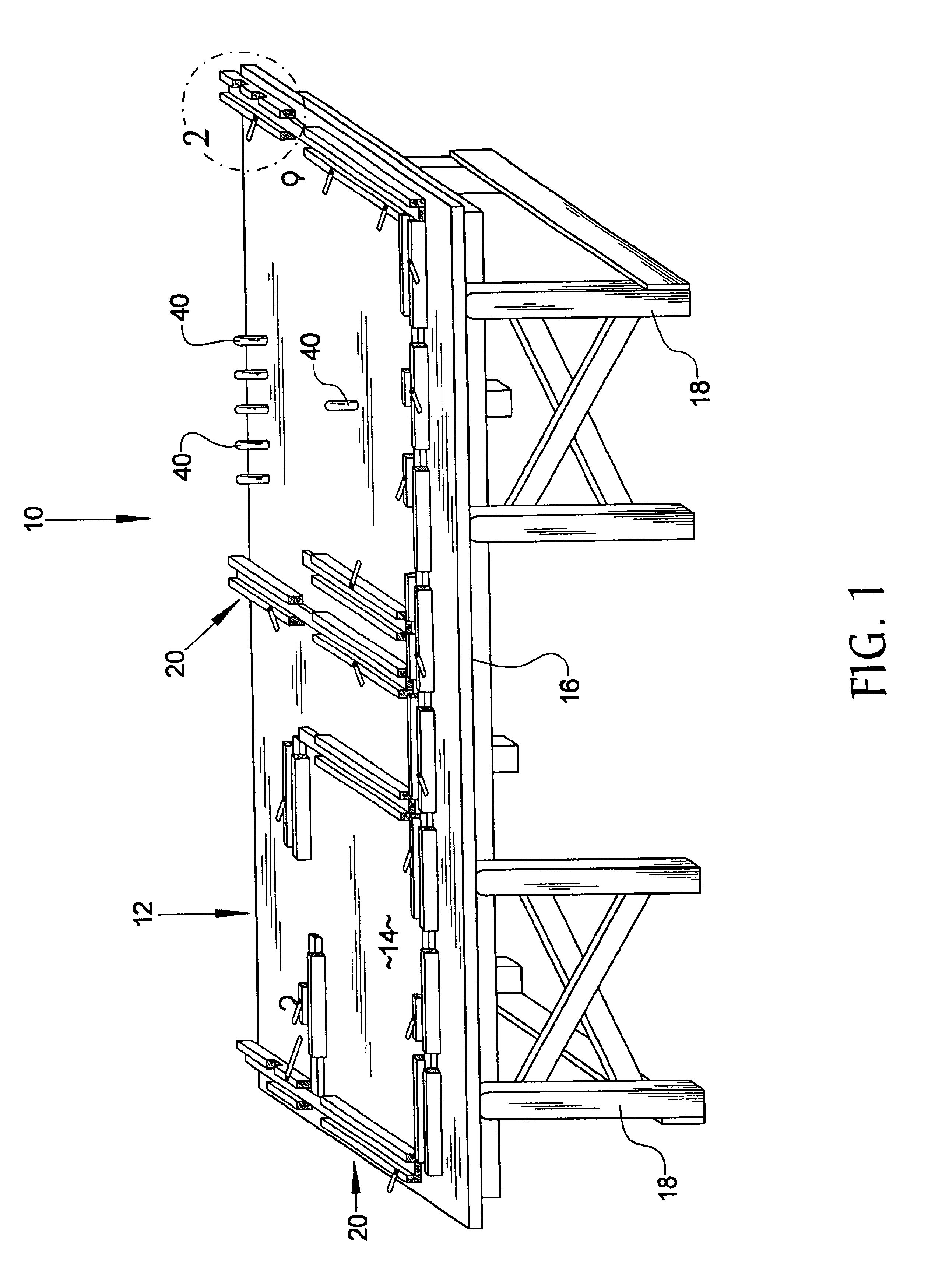 Template for preparing a wire harness