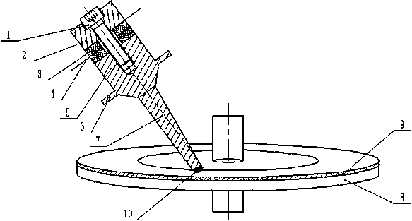 Single-incentive rotating ultrasonic motor