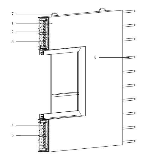 Fiber reinforced cement composite concrete precast construction member and production method thereof