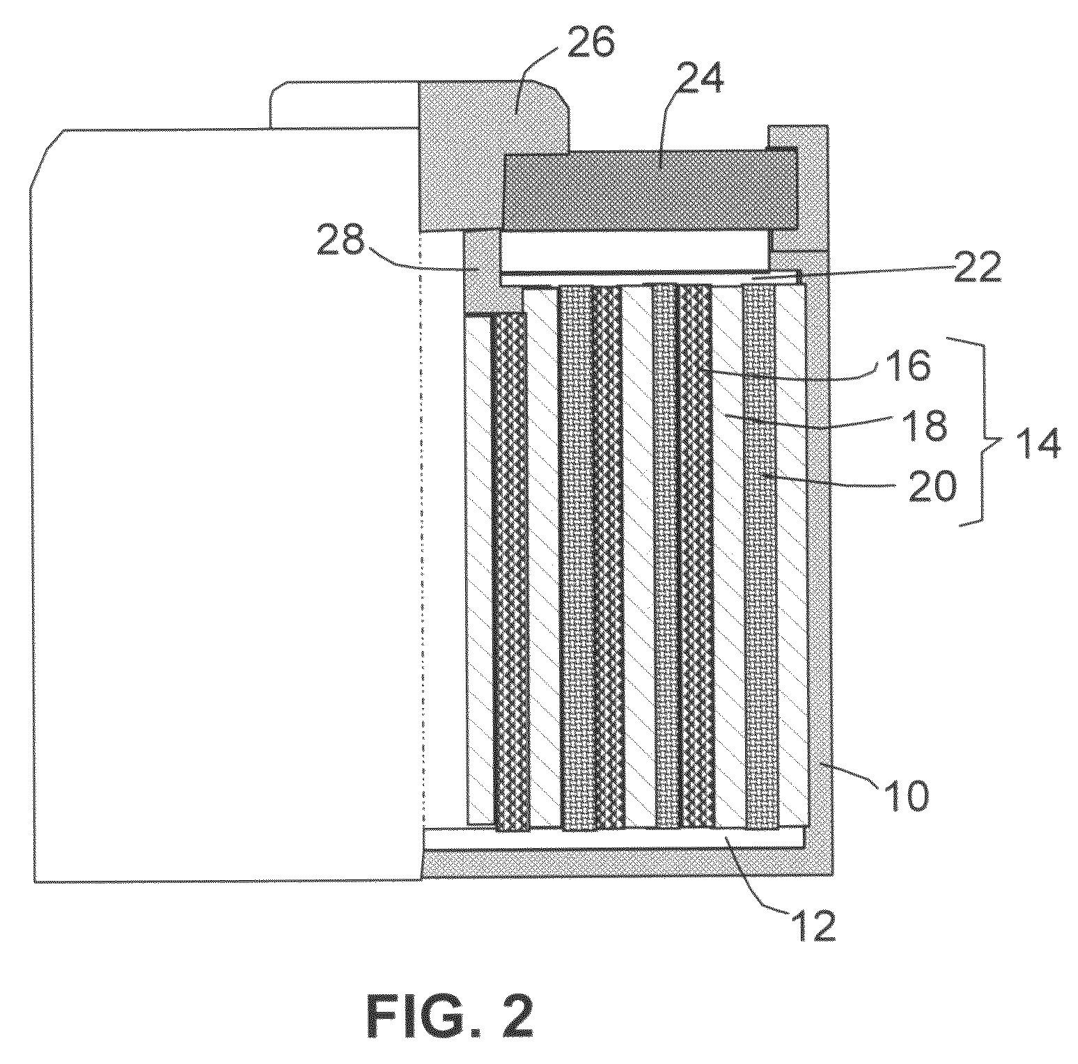 Mixed nano-filament electrode materials for lithium ion batteries