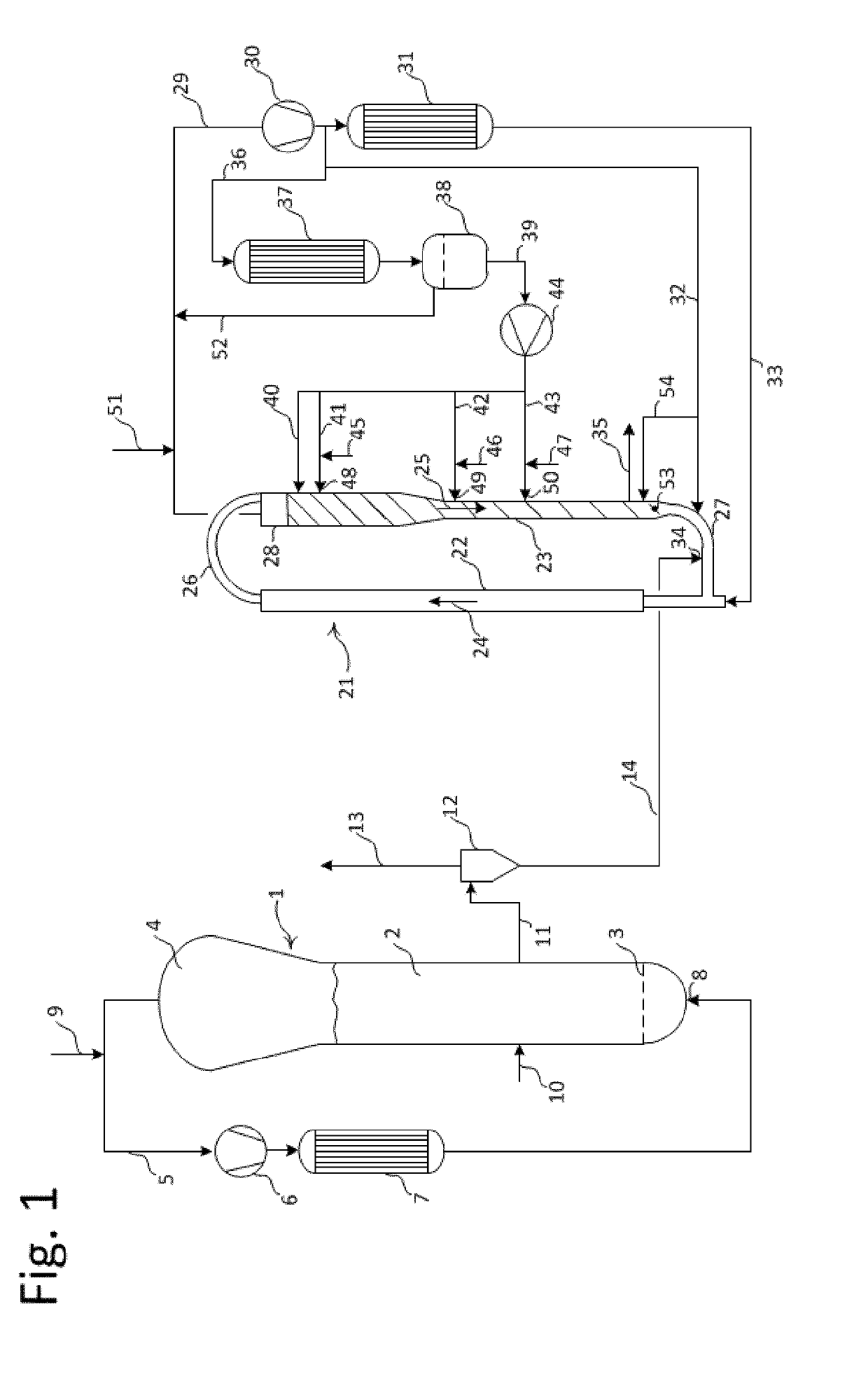 Olefin polymerization process in a gas-phase reactor comprising a riser unit and a downcomer