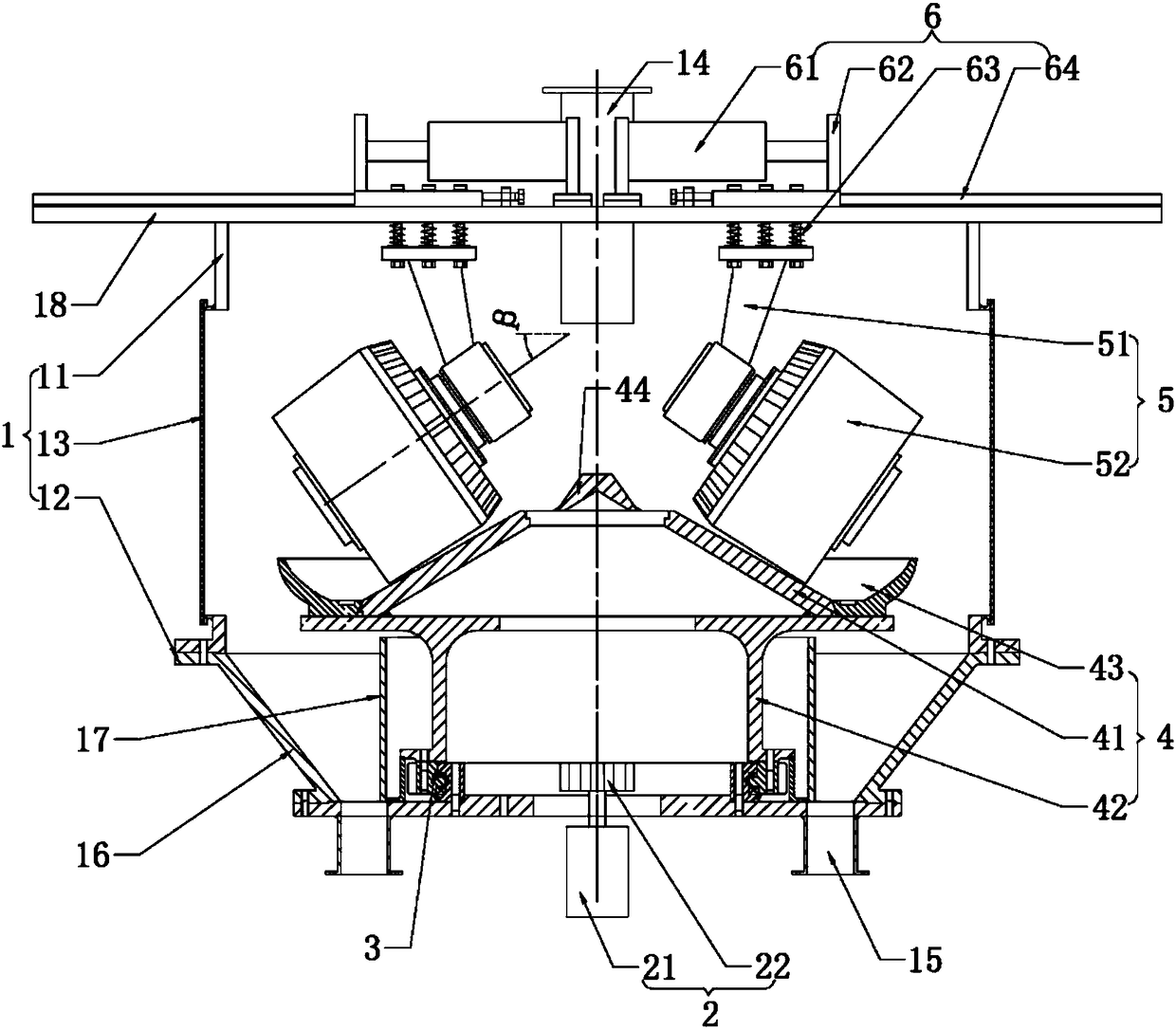 Rough grinding machine