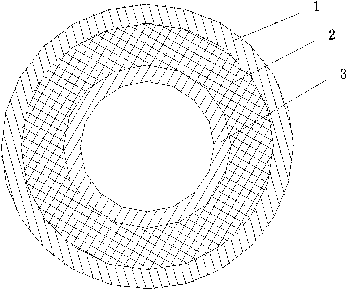 Novel directly buried thermal insulation pipe