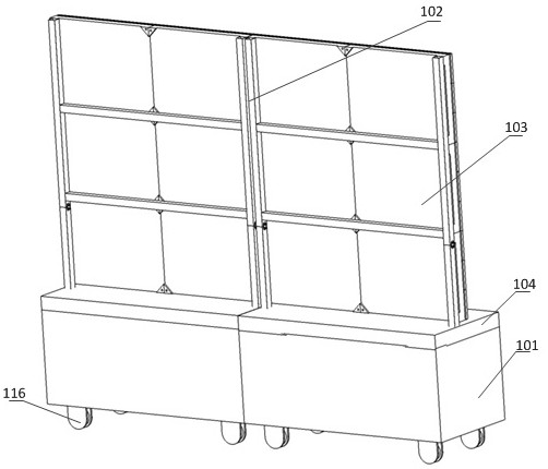 LED display screen teaching practical training device